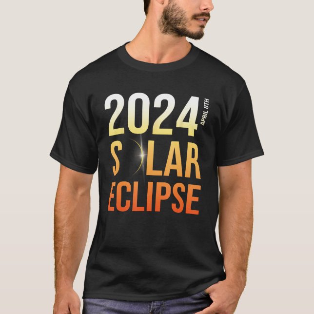 T-shirt 2024 Solar Eclipse America Totality Astronomy Apri (Devant)