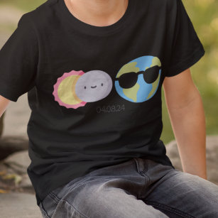 T-shirt 2024 Total Éclipse Solaire Enfants mignons