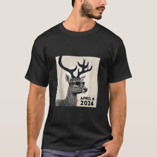 T-shirt 2024 Total Sun Moon Eclipse Avril 8 Observation Ce