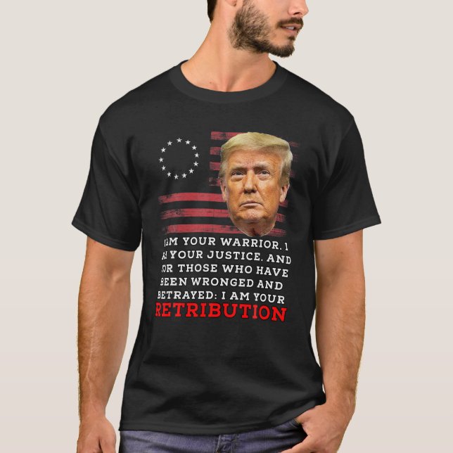 T-shirt 2024 Trump Desantis Florida CPAC Je suis votre jug (Devant)