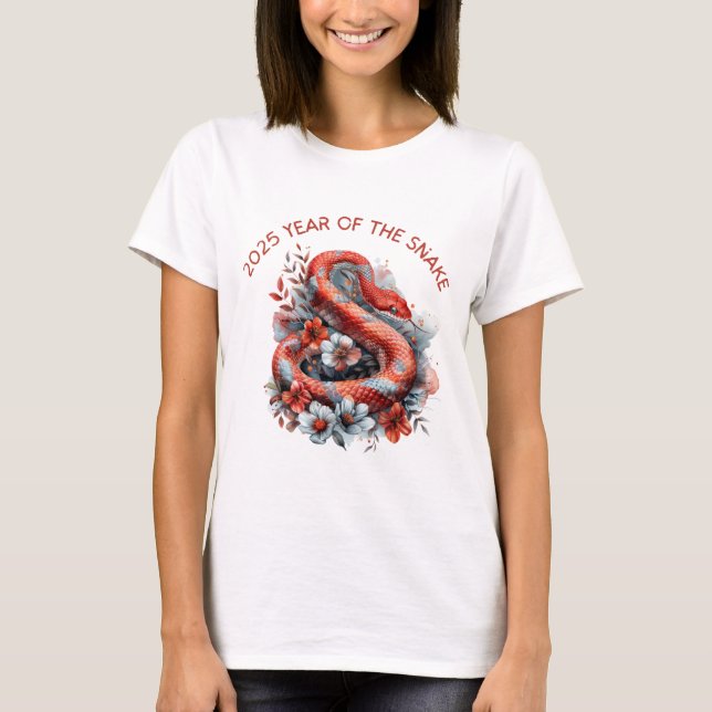 T-shirt 2025 Année du serpent (Devant)