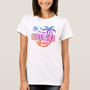 T-shirt 2025 Costa Rica Vacances ou Voyage Design