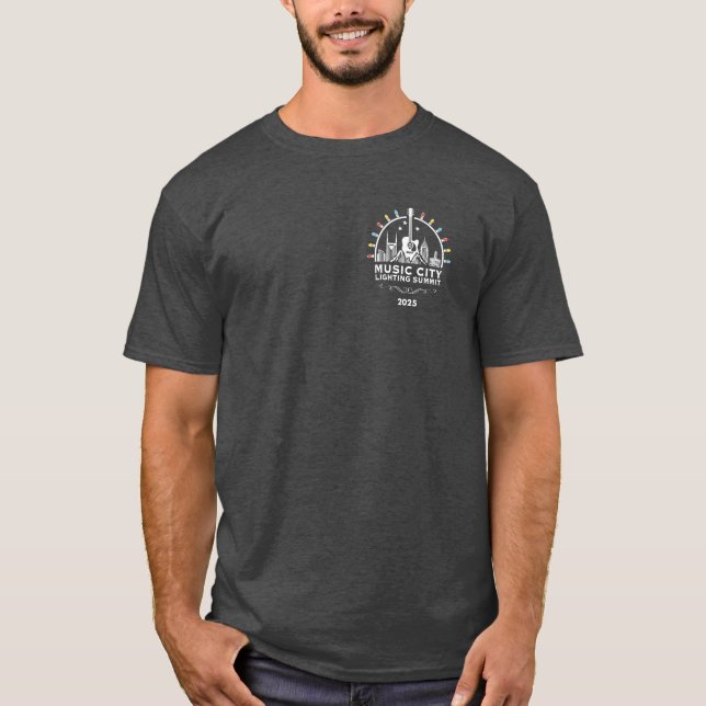 T-shirt 2025 Music City Lighting Summit (Variant) (Devant)