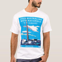 T-Shirt 2025 Weta Nationals - Blanc/Rouge