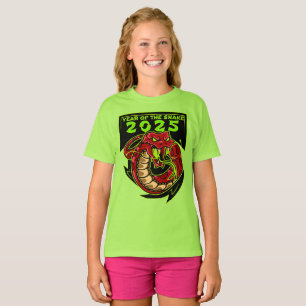 T-shirt 2025 YEAR OF THE SNAKE chinois nouvelle année cade