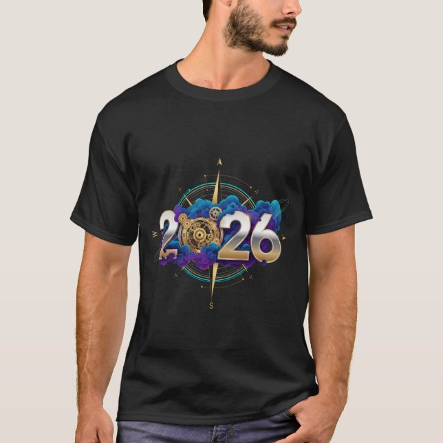 T-shirt 2026 avec un design luxueux (Devant)