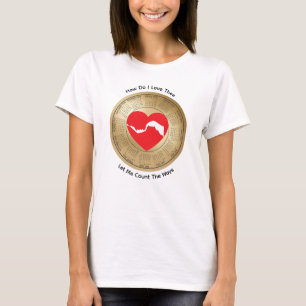 T-shirt 2026 Calendrier Lovers' Comment Aimer Le Tee