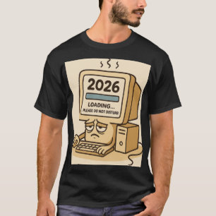 T-shirt « 2026 Chargement… Système Trop Fatigué »