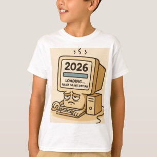 T-shirt « 2026 Chargement… Système Trop Fatigué »