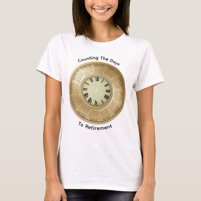 T-shirt 2026 Compte De Retraite Les Jours (Devant)