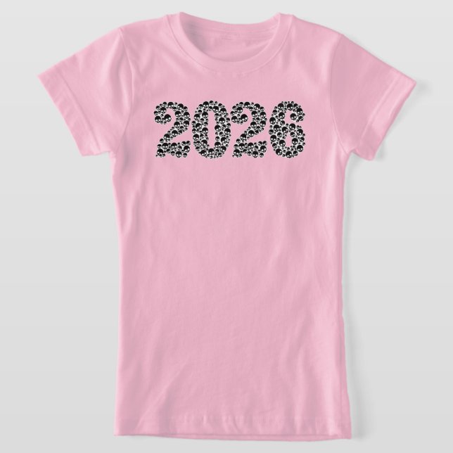 T-Shirt 2026 En Crânes (Poser)