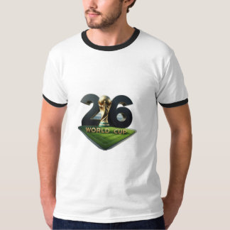 T-shirt 2026 FIFA World Cup Logo with Trophy – Official 