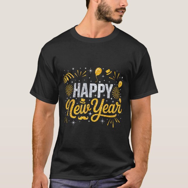 T-shirt 2026 Happy New Year's Eve Party Crew Squad Family  (Devant)