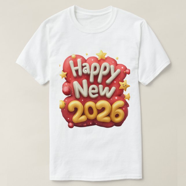 T-shirt 2026 new year  (Design devant)