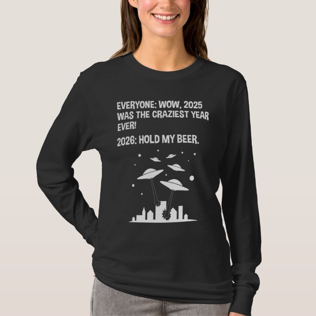 T-shirt 2026 Tiens ma bière (Devant)