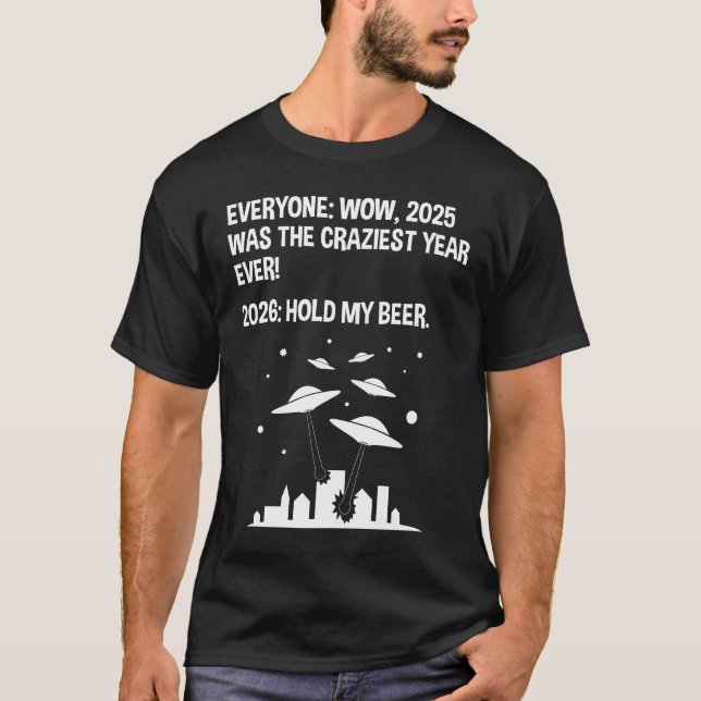 T-shirt 2026 Tiens ma bière (Devant)