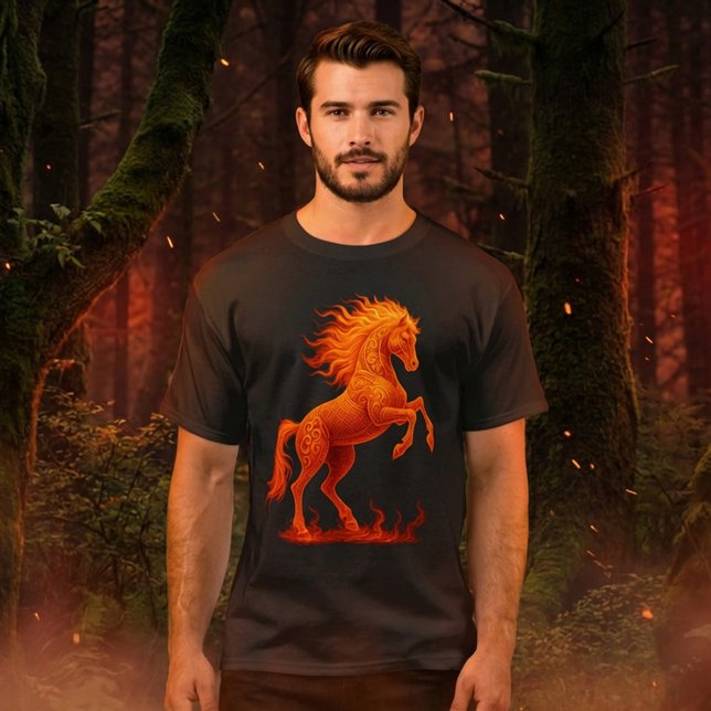 T-shirt 2026 Year of the Fire Horse Chinese Zodiac (Créateur téléchargé)