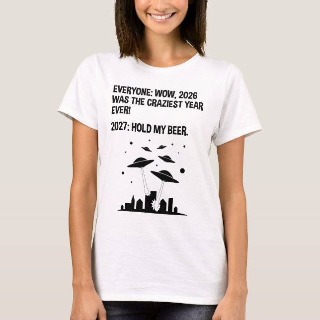 T-shirt 2027 Tiens Ma Bière (Devant)