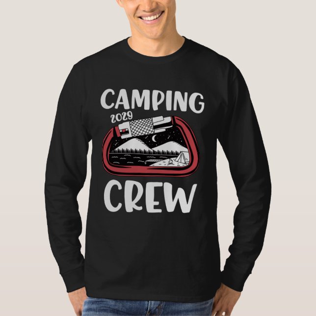 T-shirt 2029 Camping Crew  Family Camping Trip Group Carab (Devant)