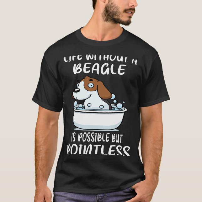 T-shirt 204 Vie Sans Beagle (Devant)
