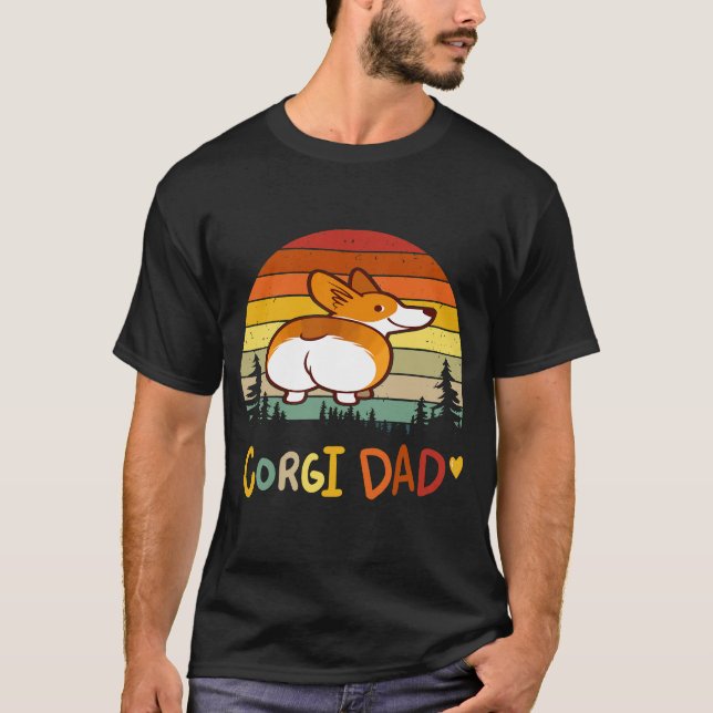 T-shirt 208 Papa Corgi (Devant)