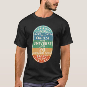 T-shirt 20 Année d'être génial 20e anniversaire