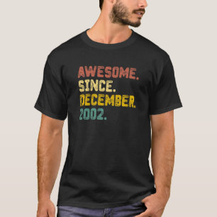T-shirt 20 Ans Awesome Depuis Décembre 2002 20th Bir
