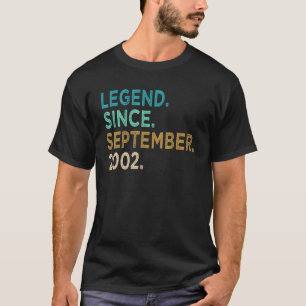 T-shirt 20 Ans Awesome Depuis Septembre 2002 20th 25