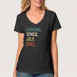 T-shirt 20 ans de légende depuis juillet 2002 20e annivers