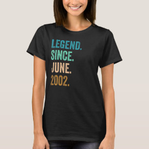 T-shirt 20 ans de légende depuis juin 2002 20e anniversair