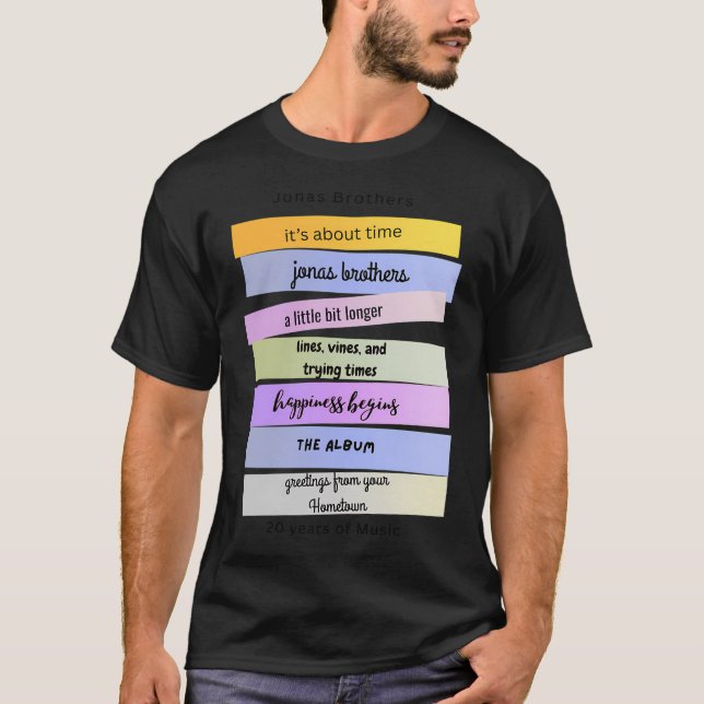 T-shirt 20 ans de musique (Devant)