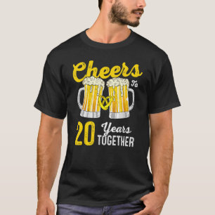 T-shirt 20 ans ensemble 20e anniversaire de Mariage