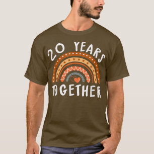 T-shirt 20 ans ensemble 20e anniversaire de mariage Husban