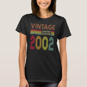 T-shirt 20 ans Vintage 2002 20e anniversaire
