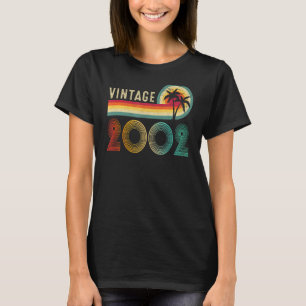 T-shirt 20 Ans Vintage 2002 Fabriqué En 2002 20e Anniversa