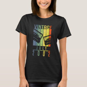 T-shirt 20 ans Vintage juillet 2002 20e anniversaire
