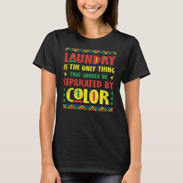 T-shirt 20 Black History Month African Pride Apparel Venin (Devant)