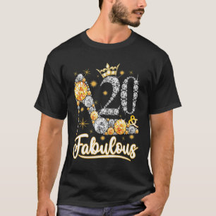 T-shirt 20 & Fabuleux 20 Ans Anniversaire Diamant C