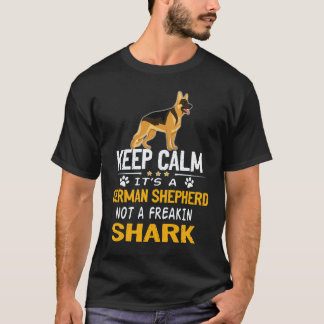 T-shirt 20 Gardez votre calme C'est un Berger Allemand pas