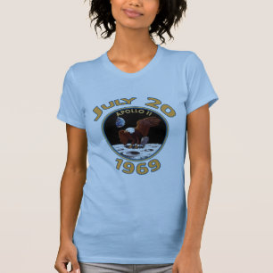 T-shirt 20 juillet 1969 mission d'Apollo 11 à la lune