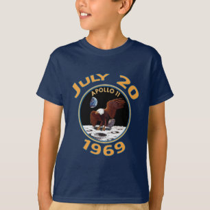 T-shirt 20 juillet 1969 mission d'Apollo 11 à la lune