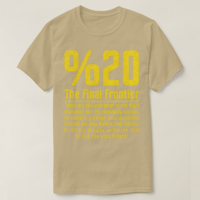 T-shirt 20 La dernière frontière Alt Roufxis (Design devant)