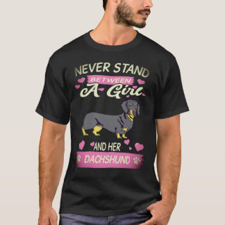 T-shirt 20 Ne vous mettez jamais entre une fille et son te