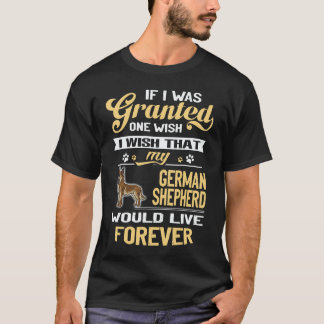 T-shirt 20 Si j'étais accordé un vœu je souhaite que mon a