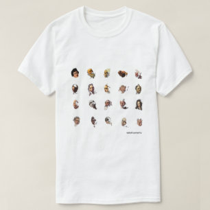 T-shirt 20 visages des caravaggio
