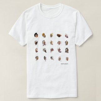 T-shirt 20 visages des caravaggio