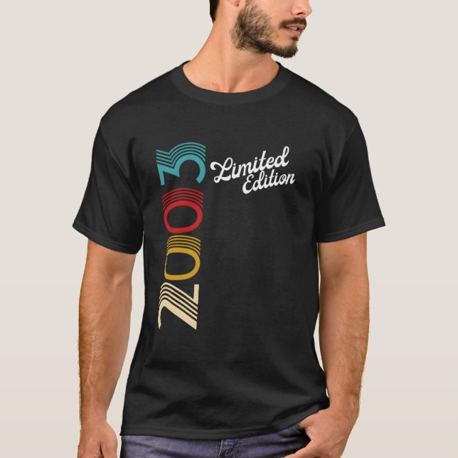 T-shirt 20e anniversaire 20 ans 2003 (Devant)