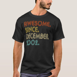 T-shirt 20e anniversaire 20 ans stupéfiant depuis décembre