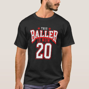 T-shirt 20e anniversaire Basketball 20 ans Anniversaire