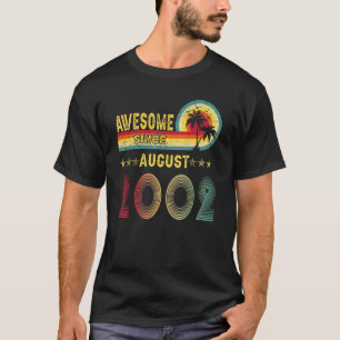 T-shirt 20e anniversaire Cadeau stupéfiant depuis août 200